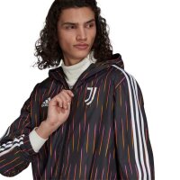 Adidas FC Juventus Turin Windbreaker schwarz/weiß S