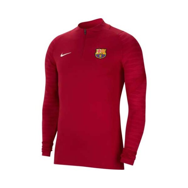 Nike FC Barcelona Strike Langarm-Fussballoberteil dunkelrot S
