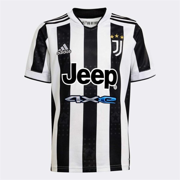 adidas FC Juventus Turin Heimtrikot Kinder 2021/22 weiß 128