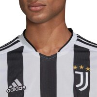 adidas FC Juventus Turin Heimtrikot 2021/22 schwarz/weiß M