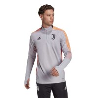 adidas FC Juventus Turin Langarm-Trainingsoberteil grau S