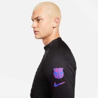 Nike FC Barcelona Therma-FIT Fussballoberteil schwarz/grau S