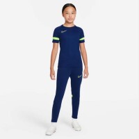 Nike Dri-FIT Academy 21 Trainingshose Kinder blau/neongrün 158-170