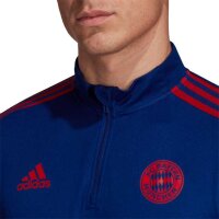adidas FC Bayern München langarm-Trainingsoberteil blau/rot M