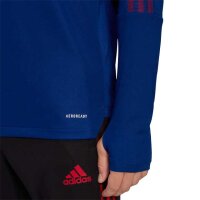 adidas FC Bayern München langarm-Trainingsoberteil blau/rot M
