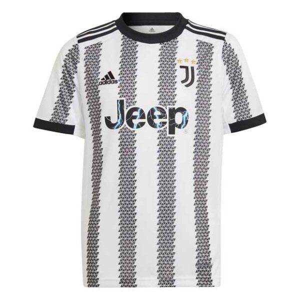 adidas FC Juventus Turin Heimtrikot Kinder 2022/23 weiß 128