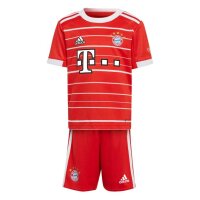 adidas FC Bayern München Mini Heimausrüstung 2022/23 rot 92
