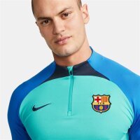 Nike FC Barcelona Strike Langarm-Fussballoberteil türkis XL