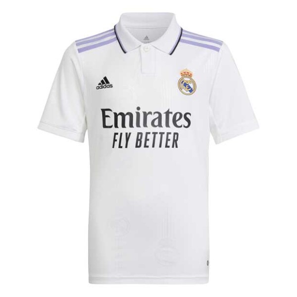 adidas Real Madrid Heimtrikot 2022/23 Kinder weiß/lila 128