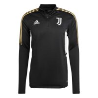 adidas FC Juventus Turin Langarm-Trainingsoberteil schwarz L