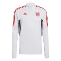 adidas FC Bayern München langarm-Trainingsoberteil weiß/rot L