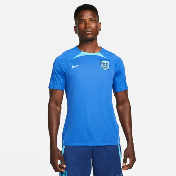 Nike England Strike kurzarm-Fussballoberteil blau S