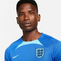 Nike England Strike kurzarm-Fussballoberteil blau M