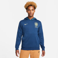 Nike Brasilien Travel Fleece-Hoodie blau S