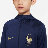 Nike Frankreich Dri-FIT Trainingsanzug Kinder dunkelblau 128-137