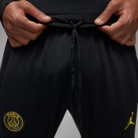 Nike Paris St. Germain x Jordan Trainingshose schwarz/gelb