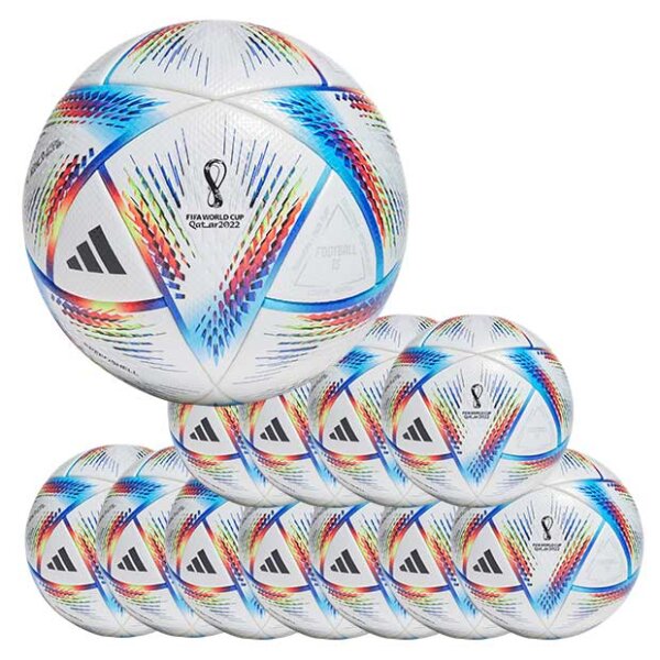 adidas World Cup 22 Al Rihla Pro 12er Pack Matchbälle weiß