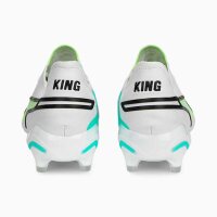 Puma King Ultimate FG/AG Fussballschuh weiß/neongelb