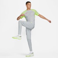 Nike Dri-FIT Strike kurzarm-Fussballoberteil grau/neongelb