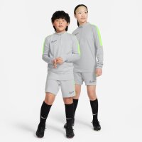 Nike Dri-FIT Academy 23 langarm-Fußballoberteil Kinder grau/neongelb