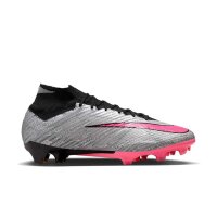Nike Mercurial Air Zoom Superfly 9 Elite XXV FG Fußballschuh silber/pink
