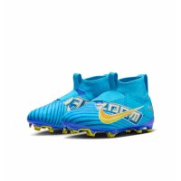 Nike Mercurial Air Zoom Superfly 9 Academy Mbappe FG Kinderfußballschuh blau