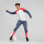 Puma individualCUP Quarter-Zip langarm-Top weiß/rot S
