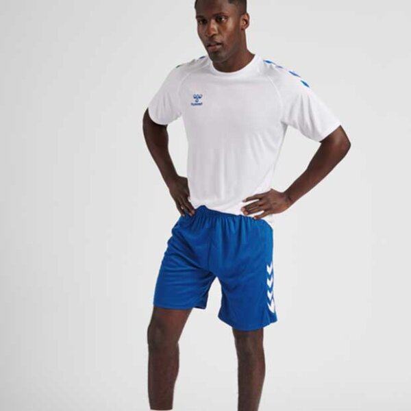 Hummel Core XK Shorts blau/weiß - | soccercity© Fußballshop, 23,00 €