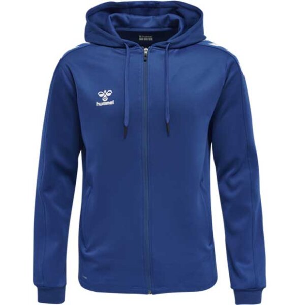 Hummel Core XK Zip-Hoodie blau/weiß L