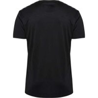 Hummel Authentic PL kurzarm-Oberteil schwarz/grau S