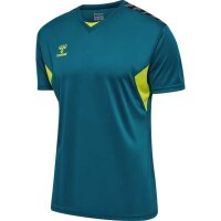 Hummel Authentic PL kurzarm-Oberteil grün/schwarz S