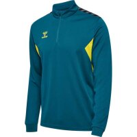 Hummel Authentic Half-Zip Sweatshirt grün/schwarz XL