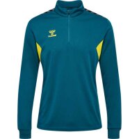 Hummel Authentic Half-Zip Sweatshirt grün/schwarz XL