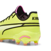 Puma King Ultimate FG/AG Fußballschuh neongrün/schwarz 44,5
