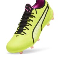 Puma King Ultimate FG/AG Fußballschuh neongrün/schwarz 44,5