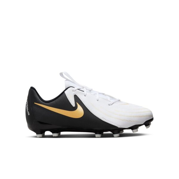 Nike Phantom GX 2 Academy FG Kinderfußballschuh weiß/schwarz 38