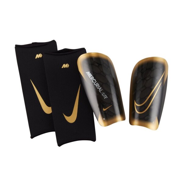 Nike Mercurial Lite Schienbeinschoner schwarz/gold L
