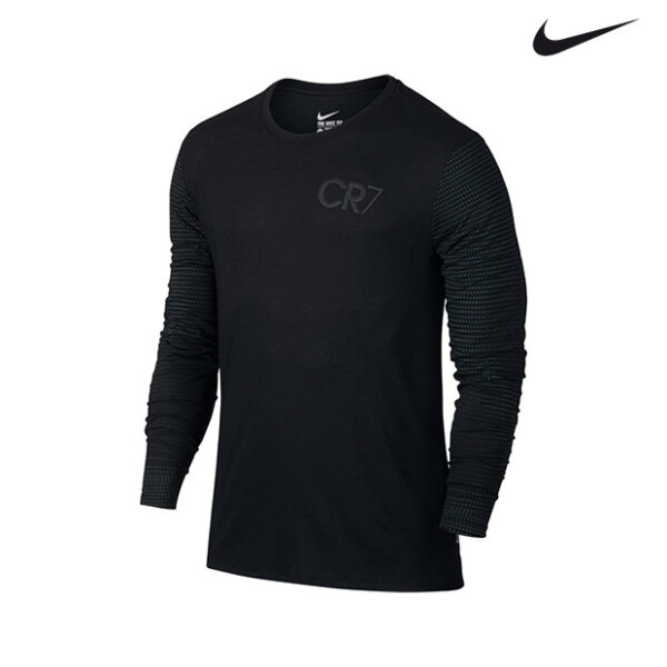 Nike CR7 Fussball T-Shirt schwarz
