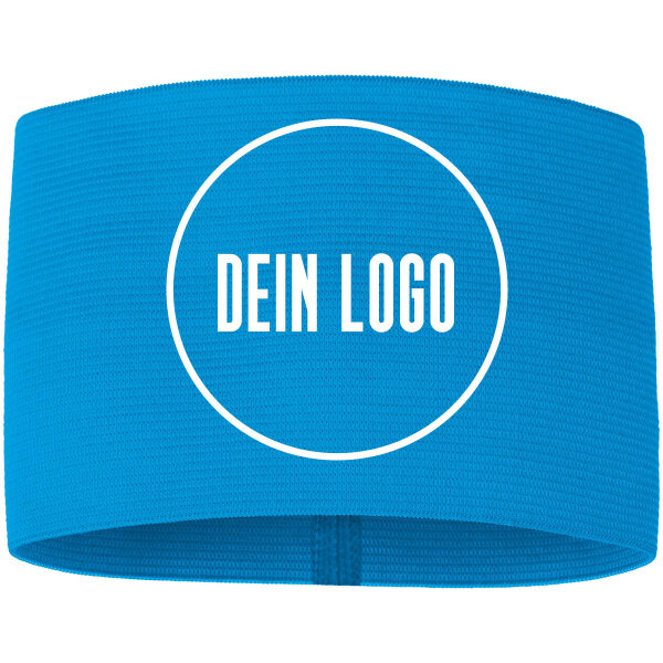 Jako Kapitänsbinde individualisierbar blau-Senior-mit Druck