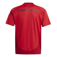 adidas FC Bayern München Heimtrikot Kinder 2024/25 rot/schwarz 128