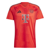 adidas FC Bayern München Heimtrikot 2024/25 rot/schwarz L