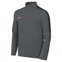 Nike Dri-FIT Academy 23 langarm-Fußballoberteil Kinder grau/pink 158-170