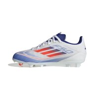 adidas F50 League MG Kinderfußballschuh weiß/blau 28 1/2