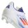 adidas F50 League MG Kinderfußballschuh weiß/blau 28 1/2