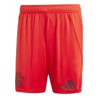 adidas FC Bayern München Heimshorts 2024/25 rot/schwarz S