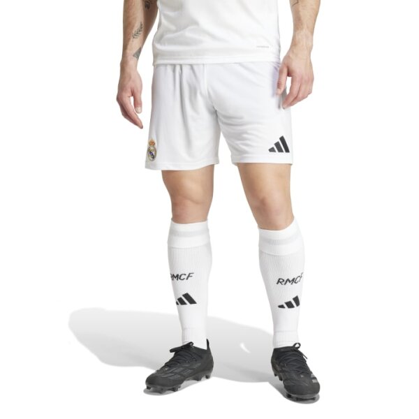 adidas Real Madrid Heimshorts 2024/25 weiß/schwarz S