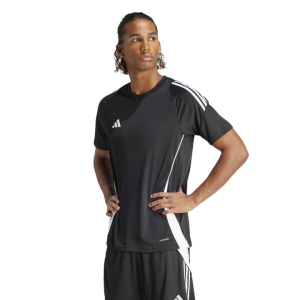 adidas Tiro 24 Trainingsoberteil kurzarm schwarz S