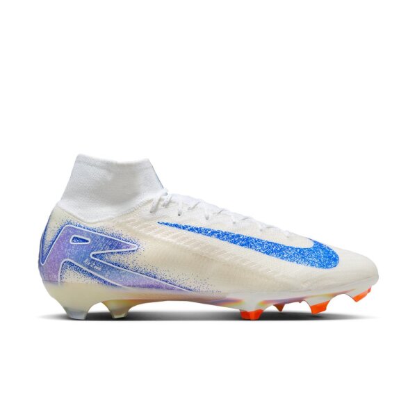 Nike Mercurial Air Zoom Superfly 10 Elite FG Fußballschuh weiß/blau