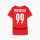 Puma ÖFB Heimtrikot Replica Damen rot/weiß mit Eigenname L