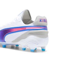 Puma King Ultimate FG/AG Fussballschuh weiß/blau